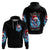 Skull Santa Girl Hoodie Iam A Sweet Girl But If You Piss Me Off, I Alway Full Of Crazy - Wonder Print Shop