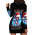 Skull Santa Girl Hoodie Dress Iam A Sweet Girl But If You Piss Me Off, I Alway Full Of Crazy - Wonder Print Shop