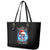 Skull Santa Girl Leather Tote Bag Iam A Sweet Girl But If You Piss Me Off, I Alway Full Of Crazy - Wonder Print Shop