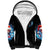 Skull Santa Girl Sherpa Hoodie Iam A Sweet Girl But If You Piss Me Off, I Alway Full Of Crazy - Wonder Print Shop