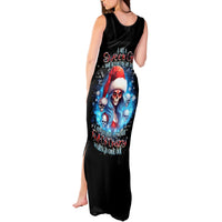 Skull Santa Girl Tank Maxi Dress Iam A Sweet Girl But If You Piss Me Off, I Alway Full Of Crazy - Wonder Print Shop