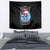 Skull Santa Girl Tapestry Iam A Sweet Girl But If You Piss Me Off, I Alway Full Of Crazy - Wonder Print Shop