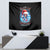 Skull Santa Girl Tapestry Iam A Sweet Girl But If You Piss Me Off, I Alway Full Of Crazy - Wonder Print Shop