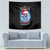 Skull Santa Girl Tapestry Iam A Sweet Girl But If You Piss Me Off, I Alway Full Of Crazy - Wonder Print Shop