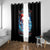 Skull Santa Girl Window Curtain Iam A Sweet Girl But If You Piss Me Off, I Alway Full Of Crazy - Wonder Print Shop