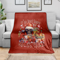skeleton-santa-claus-blanket-im-just-here-for-the-ho-ho-ho