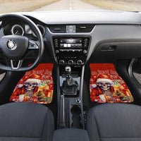Skeleton Santa Claus Car Mats I'm Just Here For The Ho Ho Ho - Wonder Print Shop