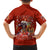 Skeleton Santa Claus Kid Hawaiian Shirt I'm Just Here For The Ho Ho Ho - Wonder Print Shop