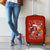 Skeleton Santa Claus Luggage Cover I'm Just Here For The Ho Ho Ho - Wonder Print Shop