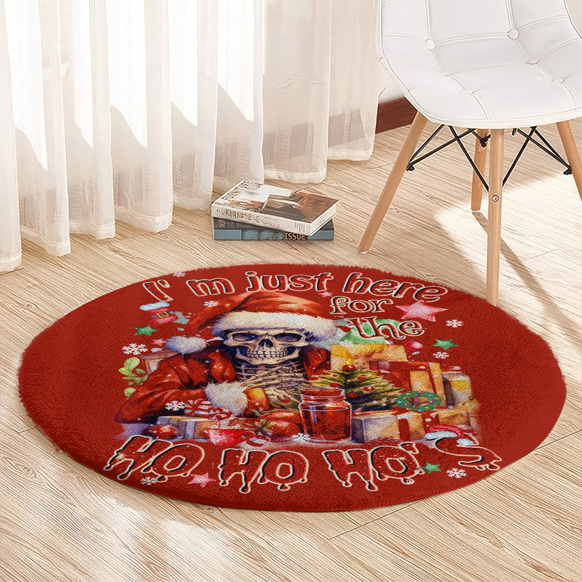 skeleton-santa-claus-round-carpet-im-just-here-for-the-ho-ho-ho