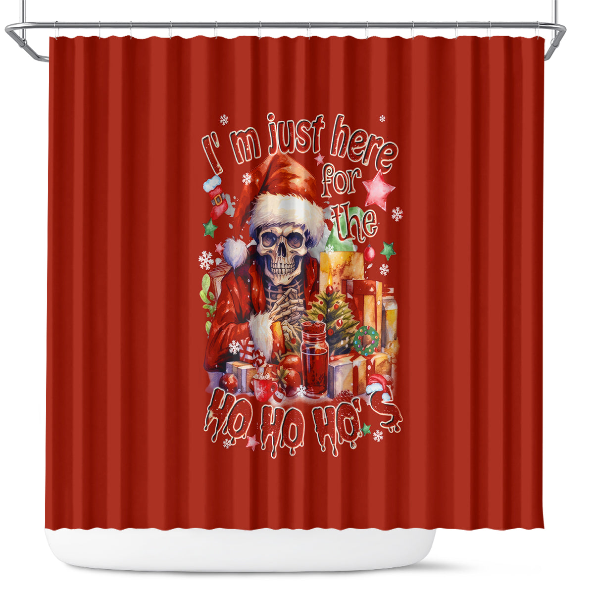 skeleton-santa-claus-shower-curtain-im-just-here-for-the-ho-ho-ho