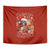 Skeleton Santa Claus Tapestry I'm Just Here For The Ho Ho Ho - Wonder Print Shop