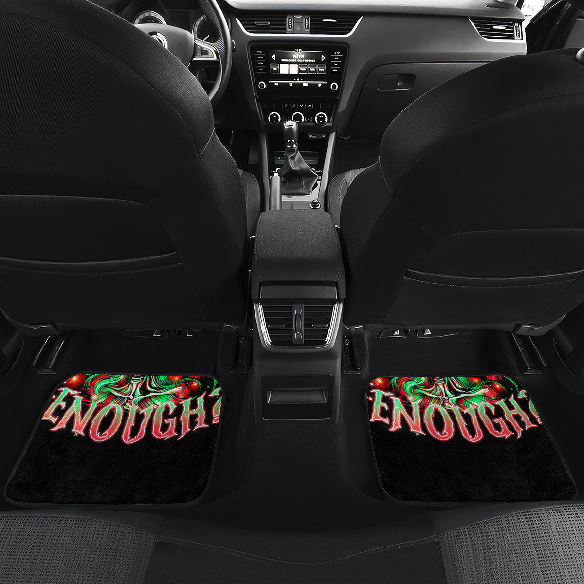 Skull Santa Girl Car Mats Is This Jolly Enough - Wonder Print Shop