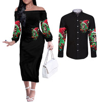 skull-santa-girl-couples-matching-off-the-shoulder-long-sleeve-dress-and-long-sleeve-button-shirt-is-this-jolly-enough