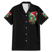 Skull Santa Girl Family Matching Mermaid Dress and Hawaiian Shirt Is This Jolly Enough - Wonder Print Shop