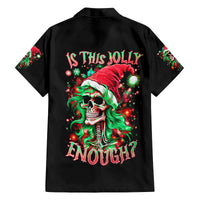 Skull Santa Girl Family Matching Summer Maxi Dress and Hawaiian Shirt Is This Jolly Enough - Wonder Print Shop