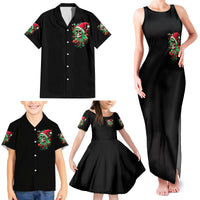 Skull Santa Girl Family Matching Tank Maxi Dress and Hawaiian Shirt Is This Jolly Enough - Wonder Print Shop