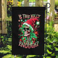 Skull Santa Girl Garden Flag Is This Jolly Enough - Wonder Print Shop