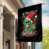 Skull Santa Girl Garden Flag Is This Jolly Enough - Wonder Print Shop