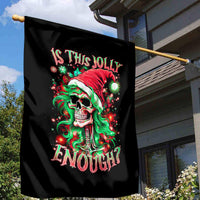 Skull Santa Girl Garden Flag Is This Jolly Enough - Wonder Print Shop