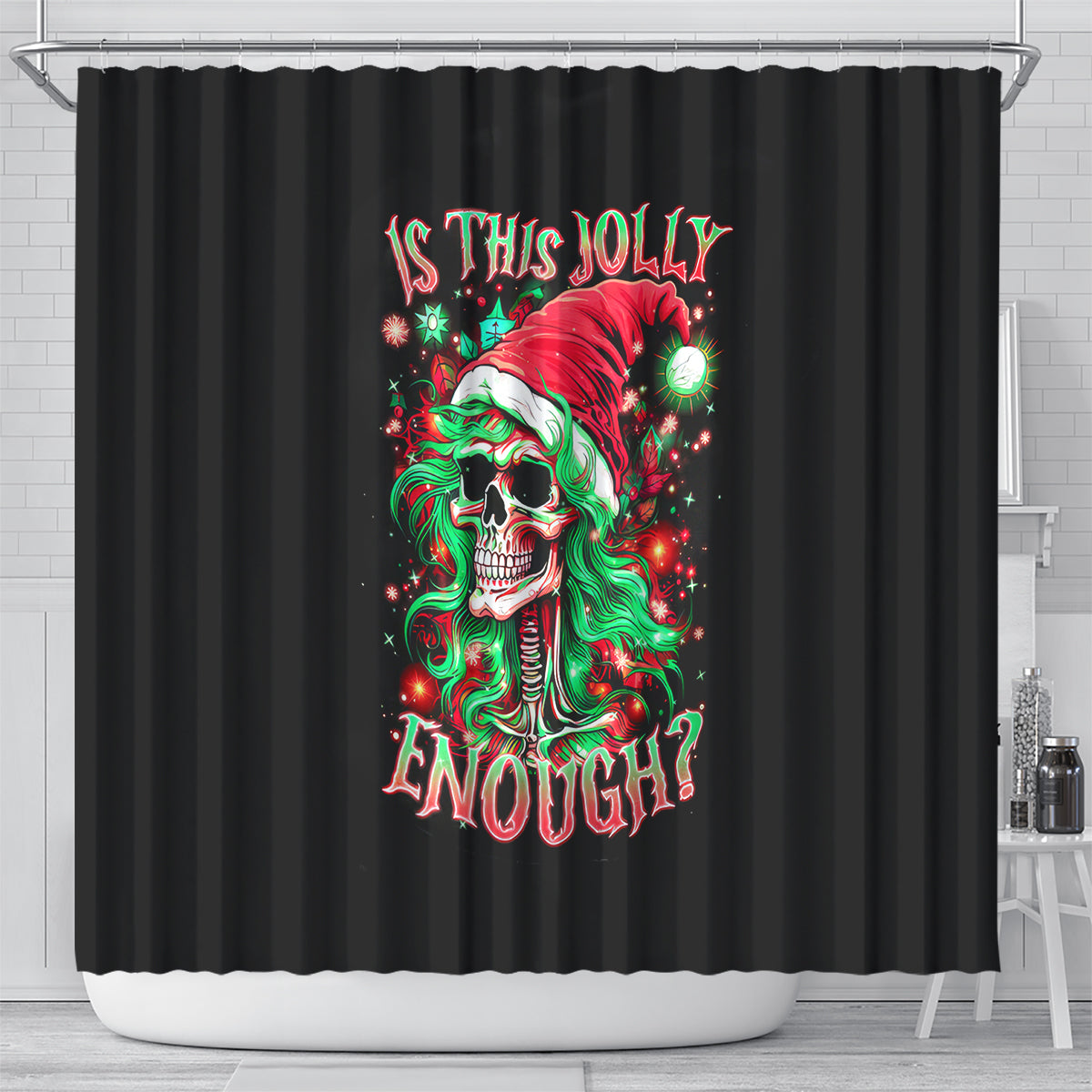 skull-santa-girl-shower-curtain-is-this-jolly-enough