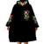 Skull Santa Girl Wearable Blanket Hoodie Is This Jolly Enough - Wonder Print Shop