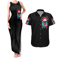 Skull Santa Claus Couples Matching Tank Maxi Dress and Hawaiian Shirt It's Beginning To Look A Lot Like Fuck This - Wonder Print Shop