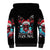 Skull Santa Claus Sherpa Hoodie It's Beginning To Look A Lot Like Fuck This - Wonder Print Shop