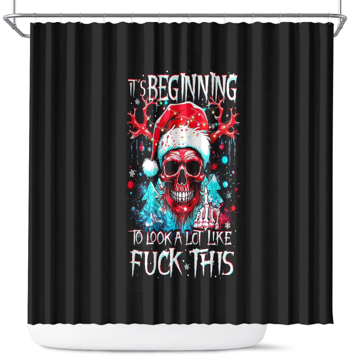 skull-santa-claus-shower-curtain-its-beginning-to-look-a-lot-like-fuck-this