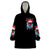 Skull Santa Claus Wearable Blanket Hoodie It's Beginning To Look A Lot Like Fuck This - Wonder Print Shop