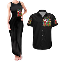 Skull Santa Claus Couples Matching Tank Maxi Dress and Hawaiian Shirt It's The Most Time Of The Year - Wonder Print Shop