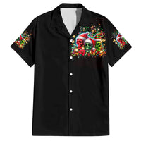 Skull Santa Claus Family Matching Long Sleeve Bodycon Dress and Hawaiian Shirt It's The Most Time Of The Year - Wonder Print Shop