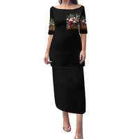 Skull Santa Claus Family Matching Puletasi Dress and Hawaiian Shirt It's The Most Time Of The Year - Wonder Print Shop