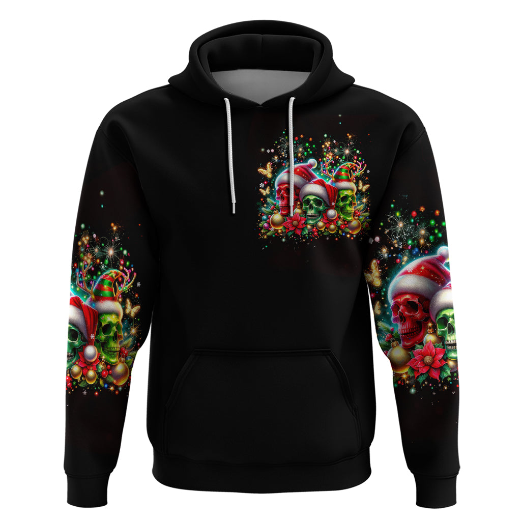 Skull Santa Claus Hoodie It's The Most Time Of The Year - Wonder Print Shop