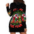 Skull Santa Claus Hoodie Dress It's The Most Time Of The Year - Wonder Print Shop