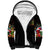 Skull Santa Claus Sherpa Hoodie It's The Most Time Of The Year - Wonder Print Shop