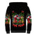 Skull Santa Claus Sherpa Hoodie It's The Most Time Of The Year - Wonder Print Shop