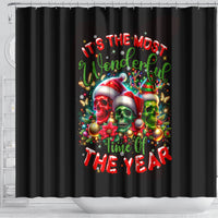 skull-santa-claus-shower-curtain-its-the-most-time-of-the-year