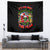 Skull Santa Claus Tapestry It's The Most Time Of The Year - Wonder Print Shop