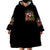 Skull Santa Claus Wearable Blanket Hoodie It's The Most Time Of The Year - Wonder Print Shop
