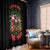 Skull Santa Claus Window Curtain It's The Most Time Of The Year - Wonder Print Shop