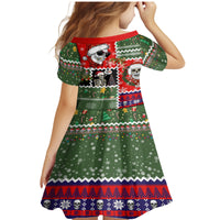 Skeleton Santa Claus Family Matching Mermaid Dress and Hawaiian Shirt Moodboard Skull Ugly Christmas - Wonder Print Shop