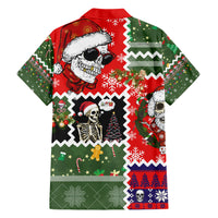 Skeleton Santa Claus Hawaiian Shirt Moodboard Skull Ugly Christmas - Wonder Print Shop