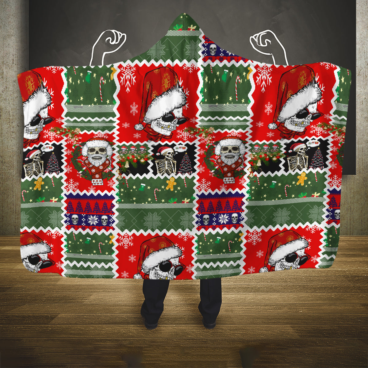 skeleton-santa-claus-hooded-blanket-moodboard-skull-ugly-christmas