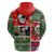 Skeleton Santa Claus Hoodie Moodboard Skull Ugly Christmas - Wonder Print Shop