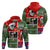 Skeleton Santa Claus Hoodie Moodboard Skull Ugly Christmas - Wonder Print Shop