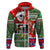 Skeleton Santa Claus Hoodie Moodboard Skull Ugly Christmas - Wonder Print Shop