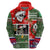 Skeleton Santa Claus Hoodie Moodboard Skull Ugly Christmas - Wonder Print Shop