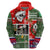 Skeleton Santa Claus Hoodie Moodboard Skull Ugly Christmas - Wonder Print Shop