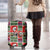 Skeleton Santa Claus Luggage Cover Moodboard Skull Ugly Christmas - Wonder Print Shop